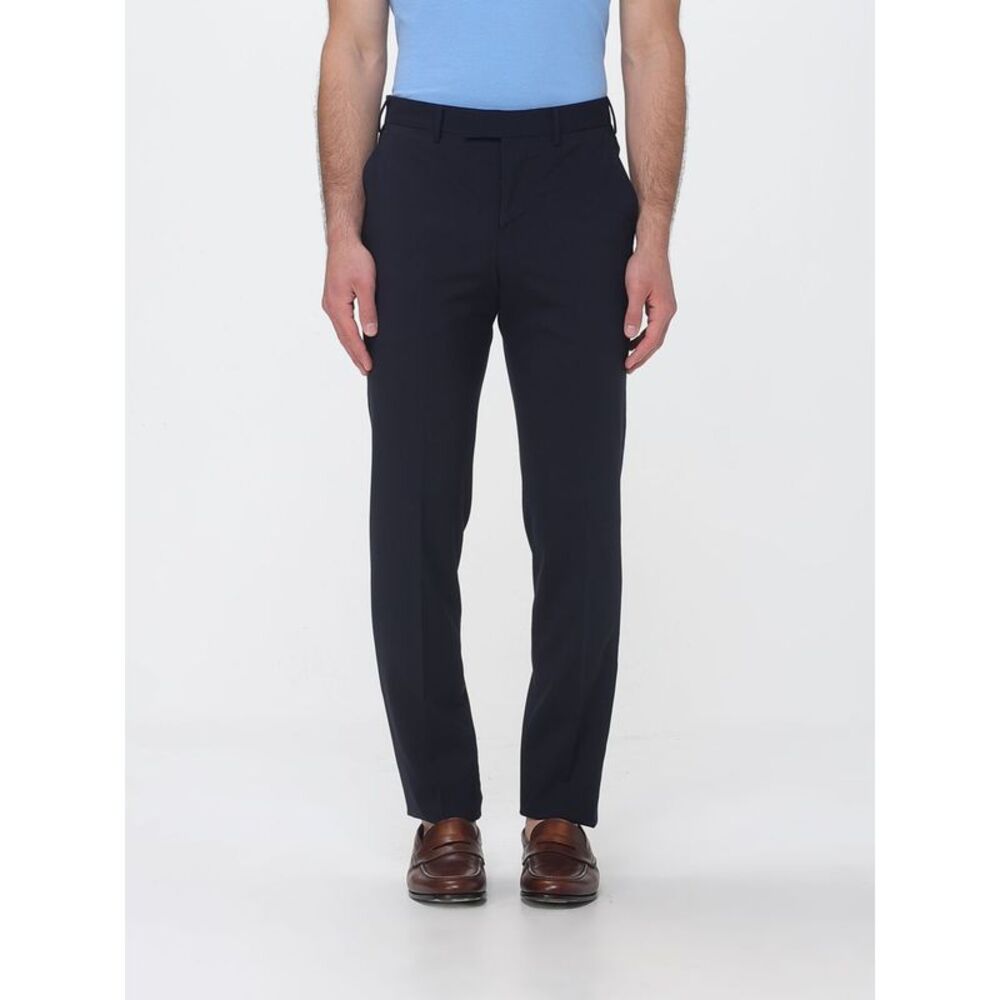 Pt Torino Men Wool Blend Tailored Trousers Pt Torino